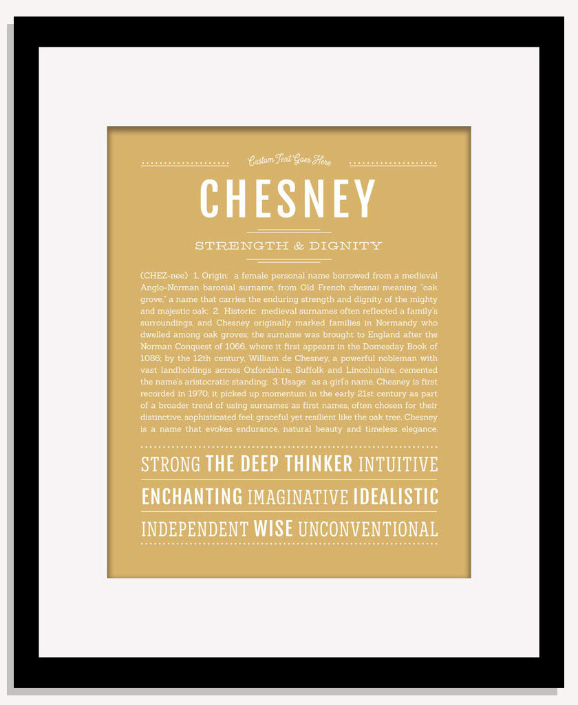 Chesney | Name Art Print