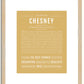 Chesney | Name Art Print