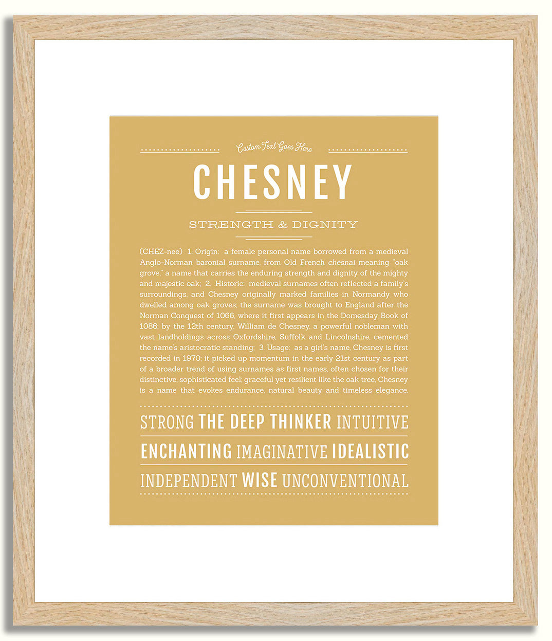 Chesney | Name Art Print