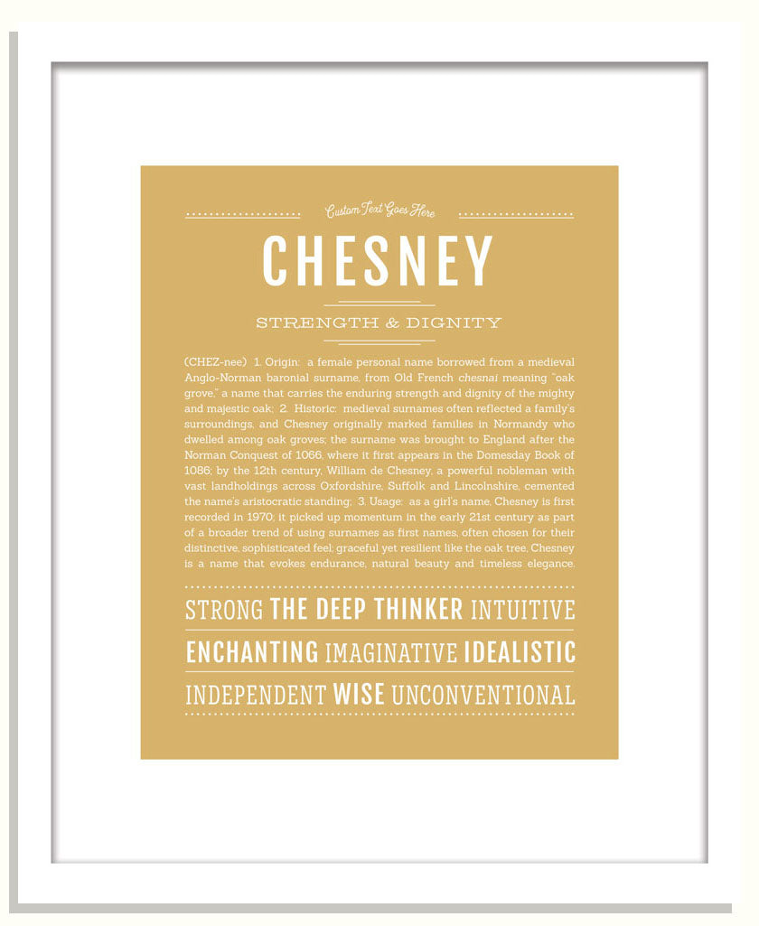 Chesney | Name Art Print