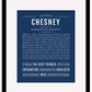 Chesney | Name Art Print