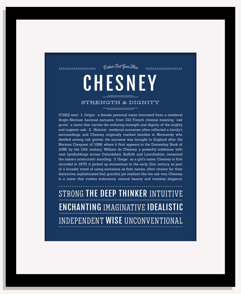 Chesney | Name Art Print