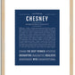 Chesney | Name Art Print