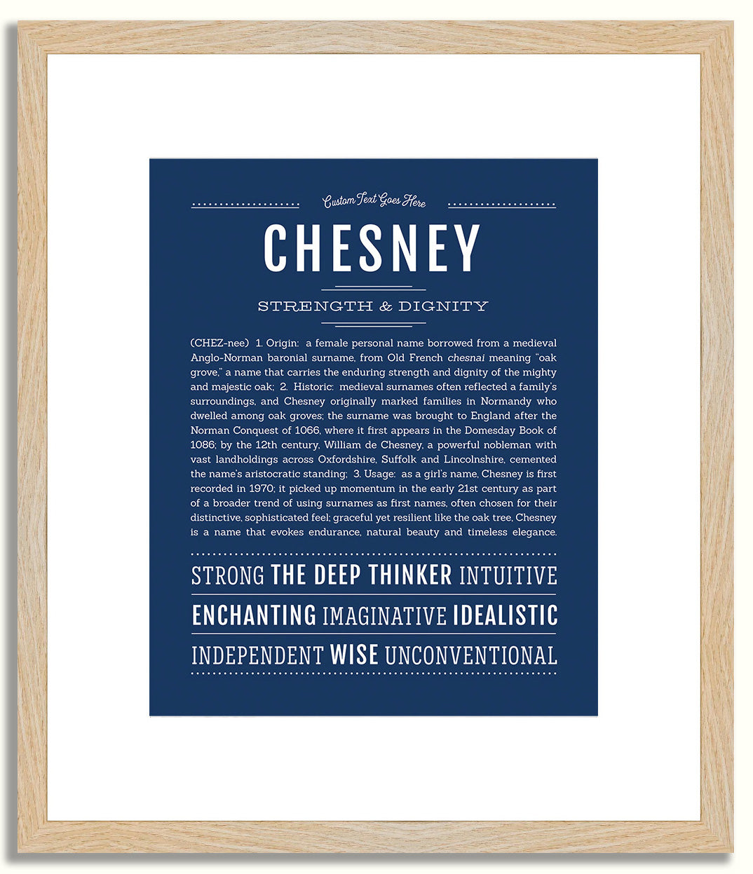 Chesney | Name Art Print