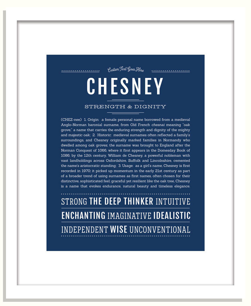 Chesney | Name Art Print