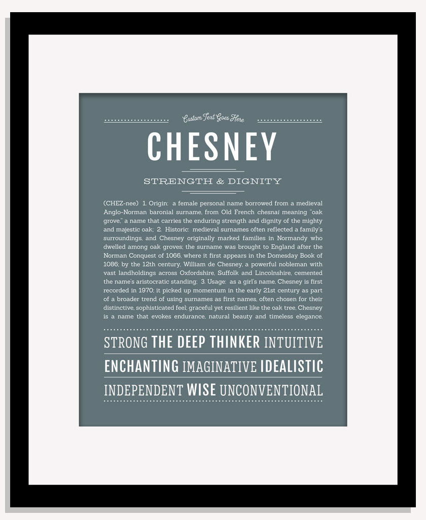 Chesney | Name Art Print
