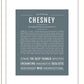 Chesney | Name Art Print