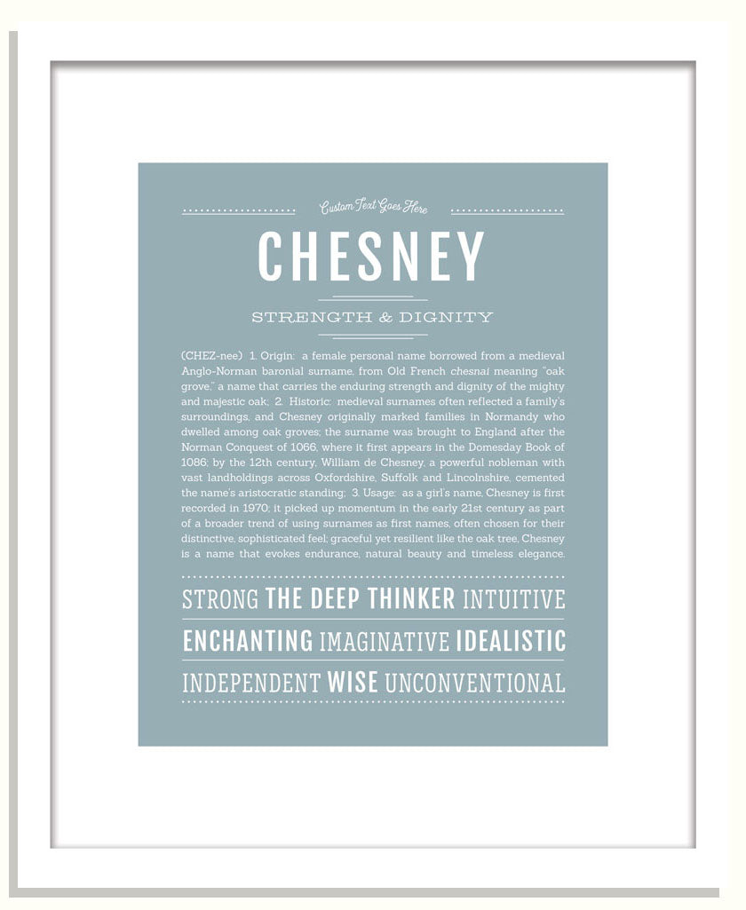 Chesney | Name Art Print