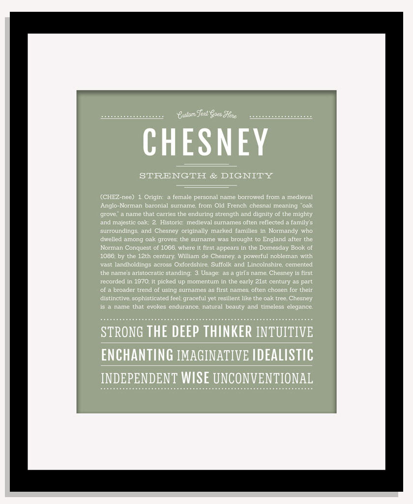 Chesney | Name Art Print