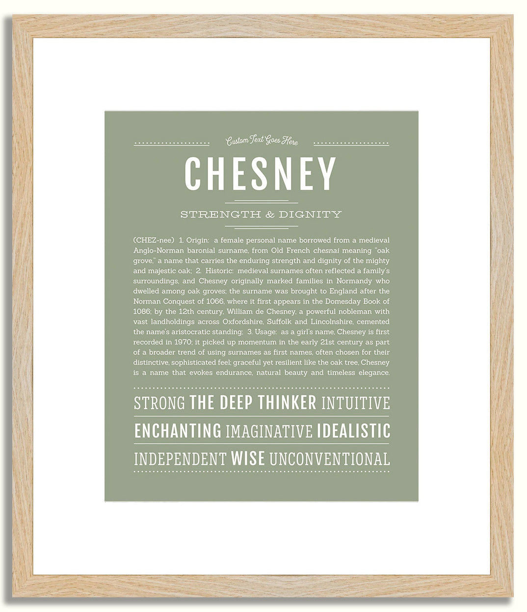 Chesney | Name Art Print