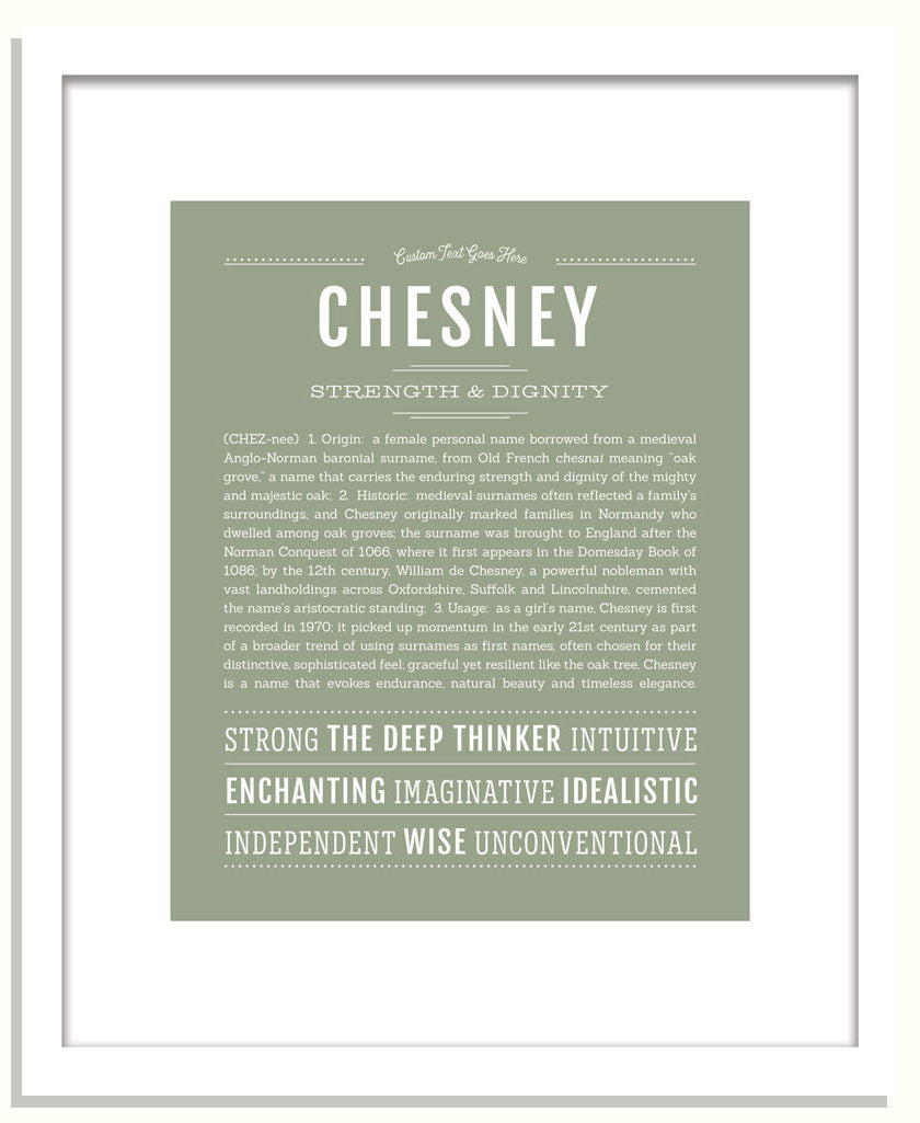 Chesney | Name Art Print