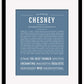 Chesney | Name Art Print