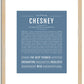 Chesney | Name Art Print