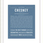 Chesney | Name Art Print