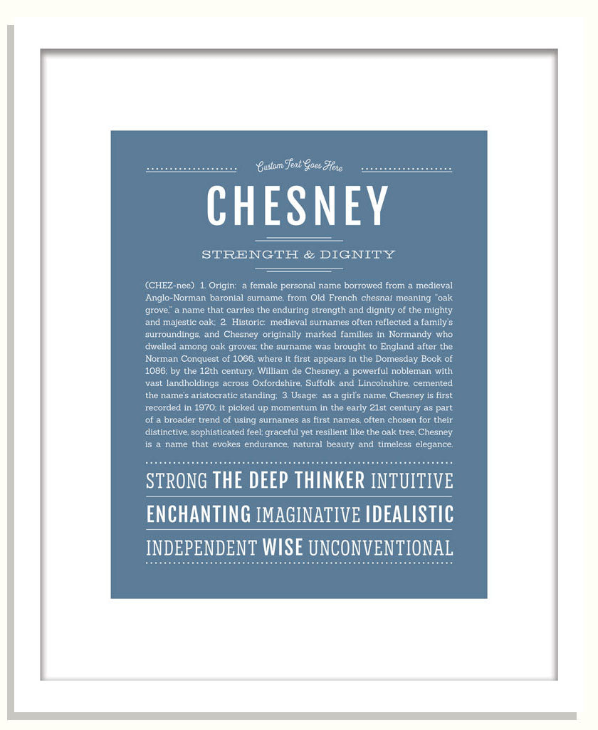 Chesney | Name Art Print