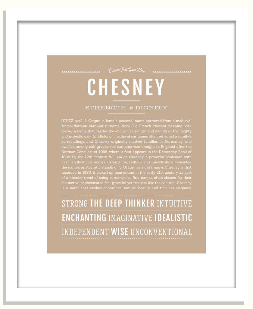 Chesney | Name Art Print