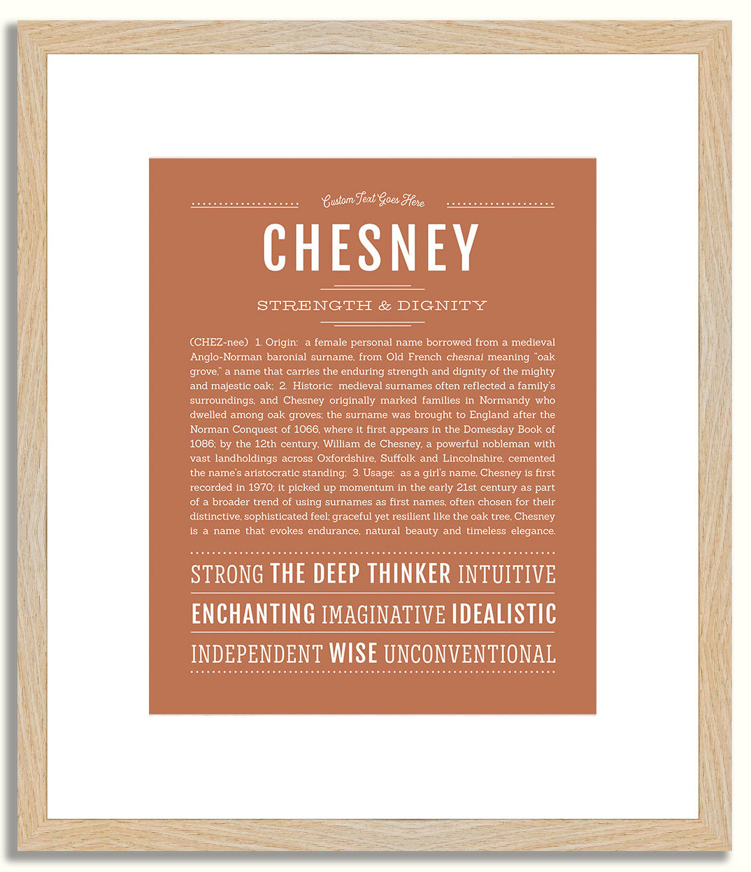 Chesney | Name Art Print