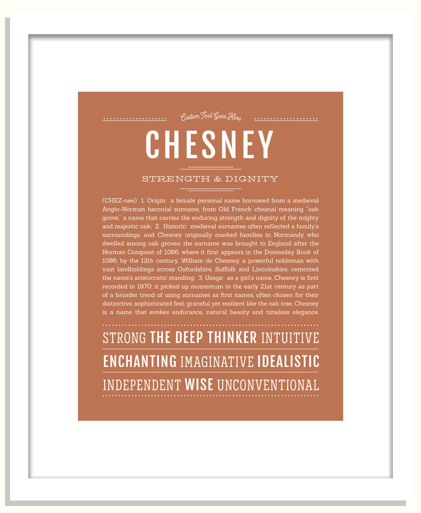 Chesney | Name Art Print
