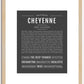 Cheyenne | Name Art Print