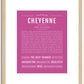 Cheyenne | Name Art Print