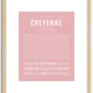 Cheyenne | Name Art Print