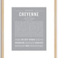 Cheyenne | Name Art Print