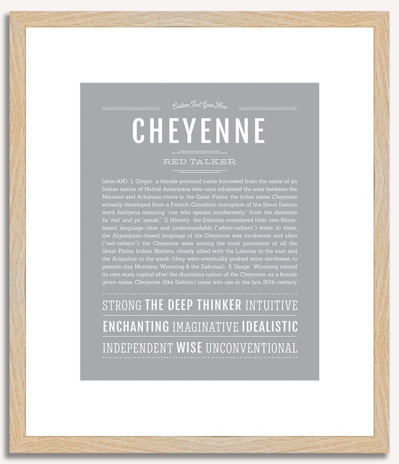 Cheyenne | Name Art Print