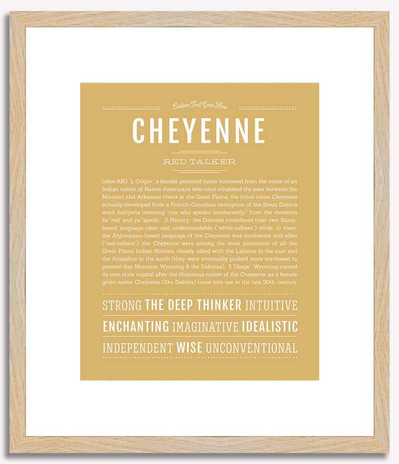 Cheyenne | Name Art Print