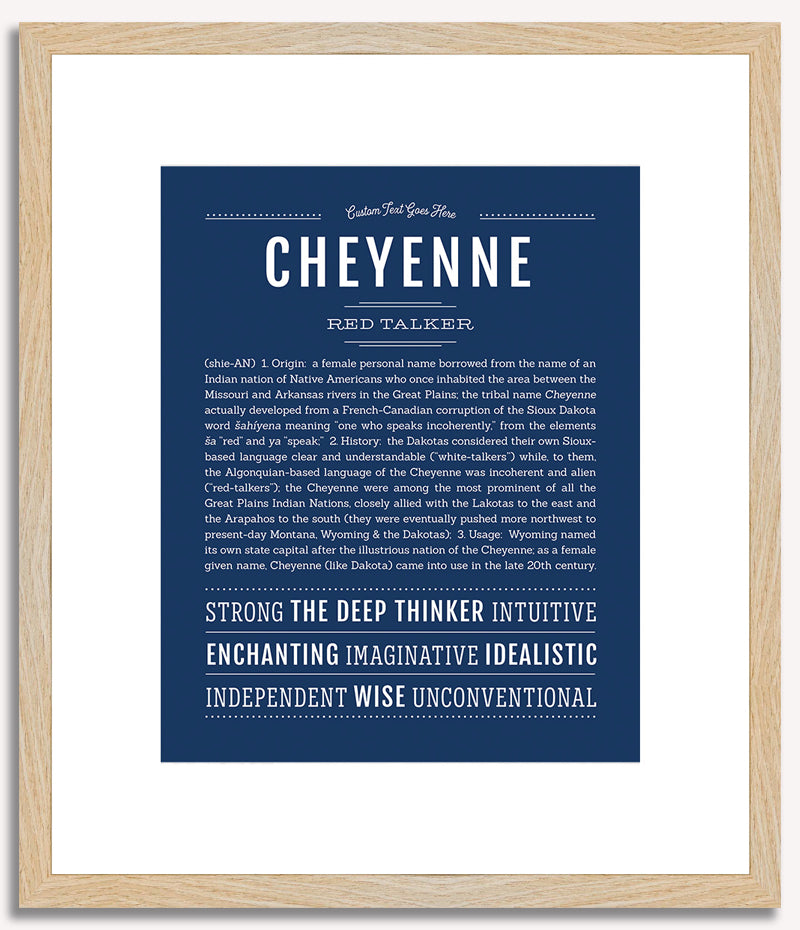 Cheyenne | Name Art Print