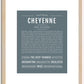 Cheyenne | Name Art Print