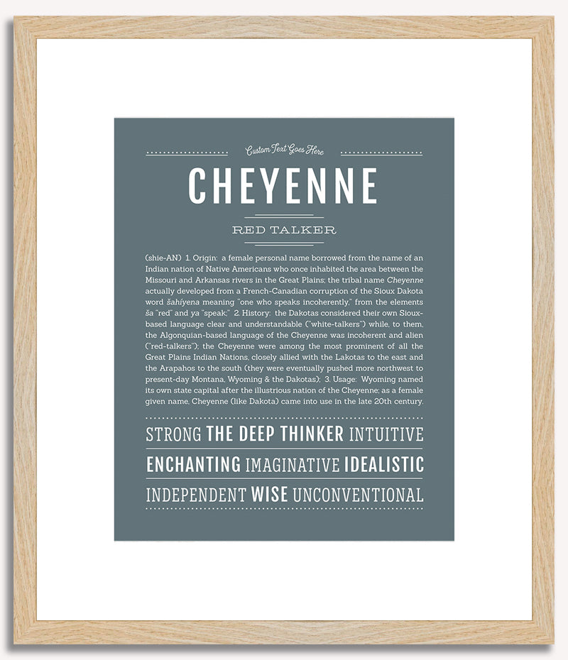 Cheyenne | Name Art Print