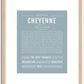 Cheyenne | Name Art Print