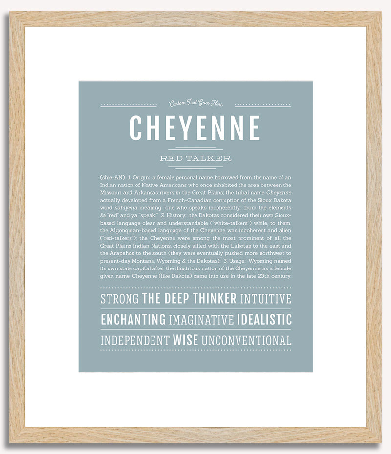 Cheyenne | Name Art Print