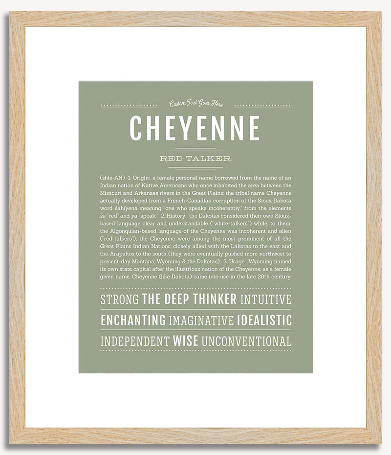 Cheyenne | Name Art Print