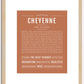 Cheyenne | Name Art Print