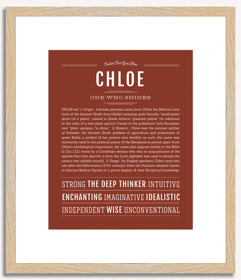 Chloe | Name Art Print