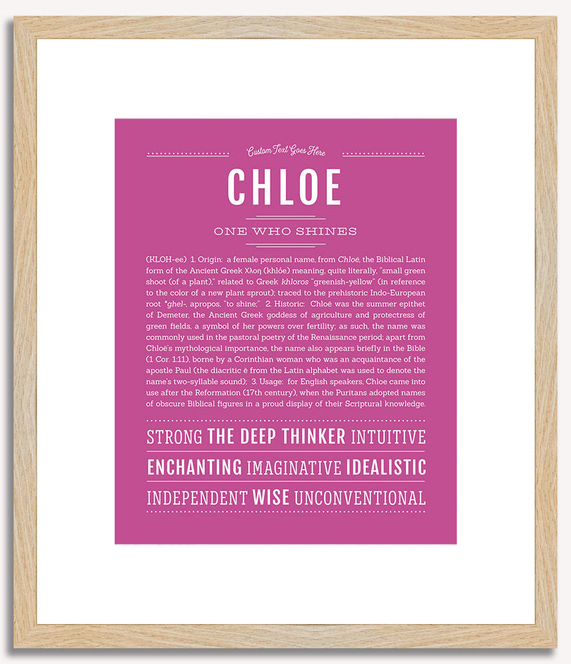 Chloe | Name Art Print