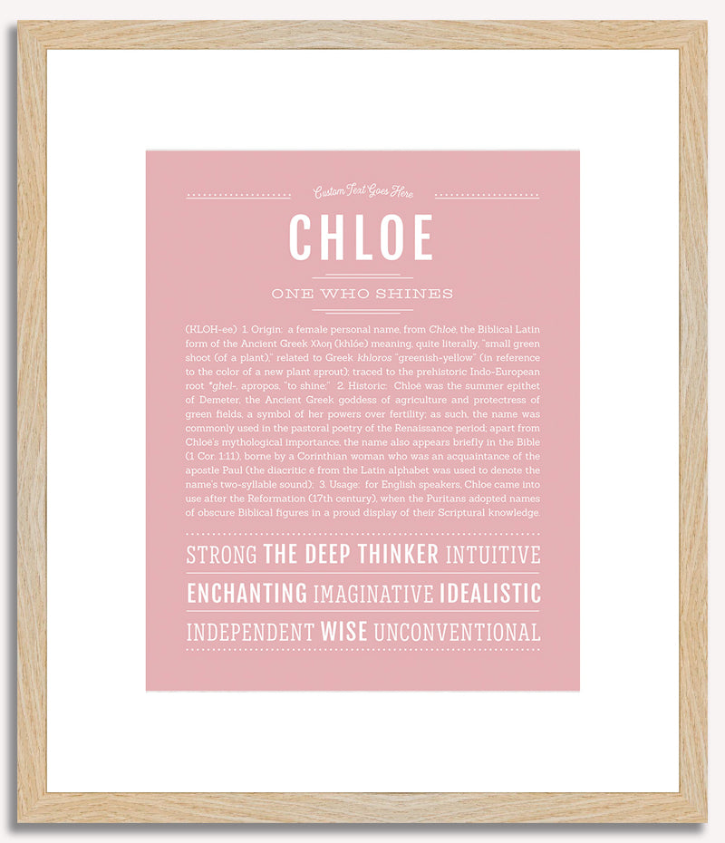 Chloe | Name Art Print