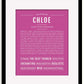 Frame Options | Dark Pink | Black Frame, Matted