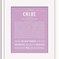 Frame Options | Lilac | White Frame, Matted