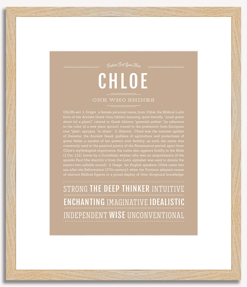 Chloe | Name Art Print