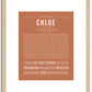 Chloe | Name Art Print