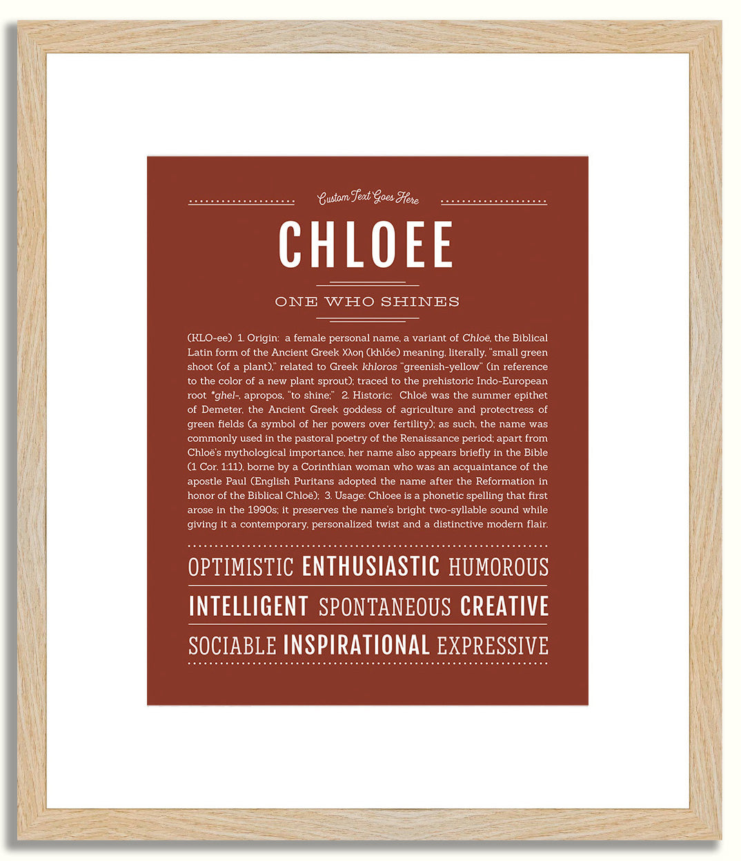Chloee | Name Art Print