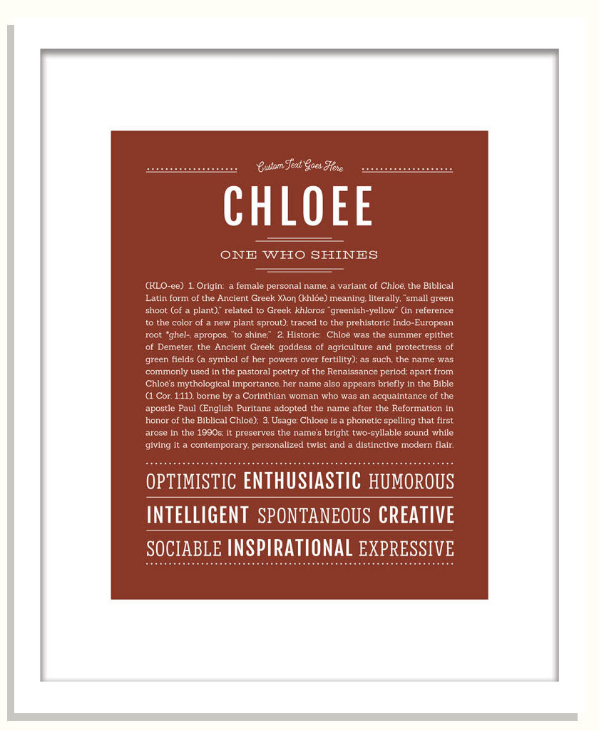 Chloee | Name Art Print