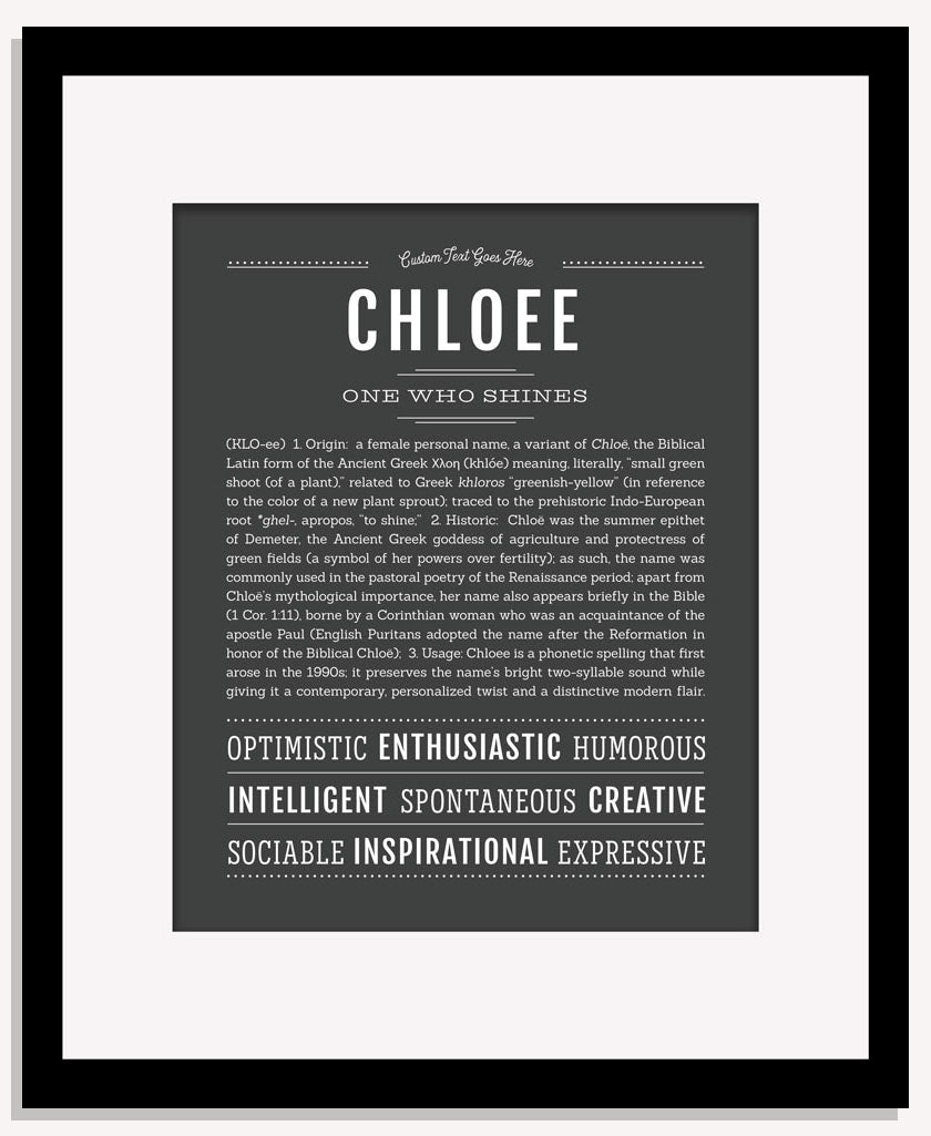 Chloee | Name Art Print