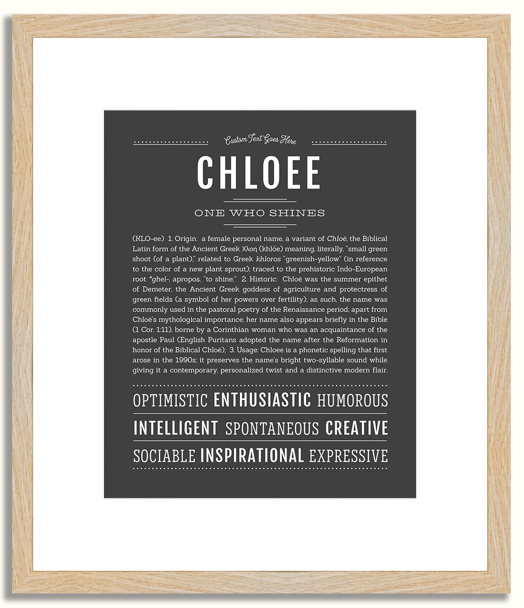 Chloee | Name Art Print