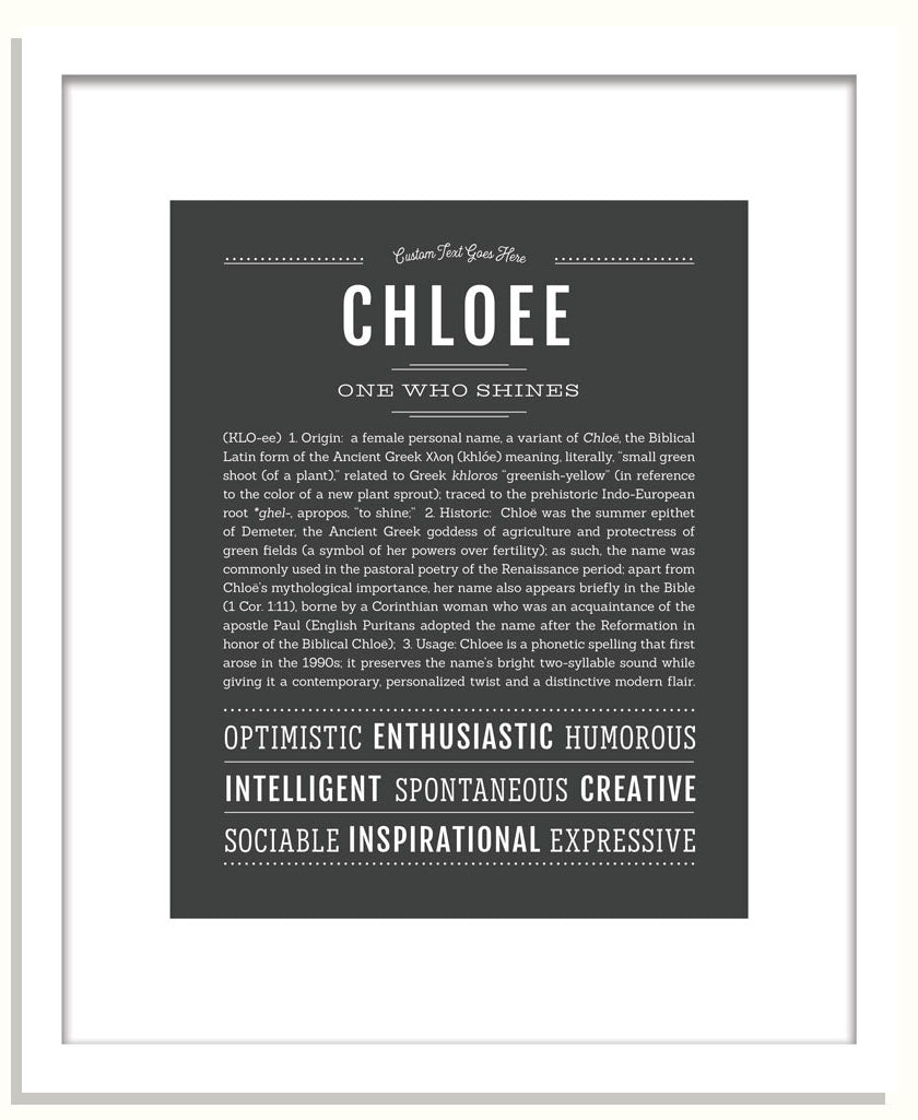 Chloee | Name Art Print