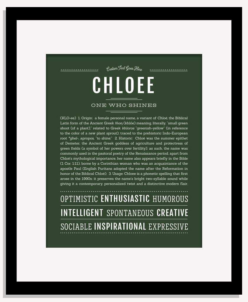 Chloee | Name Art Print