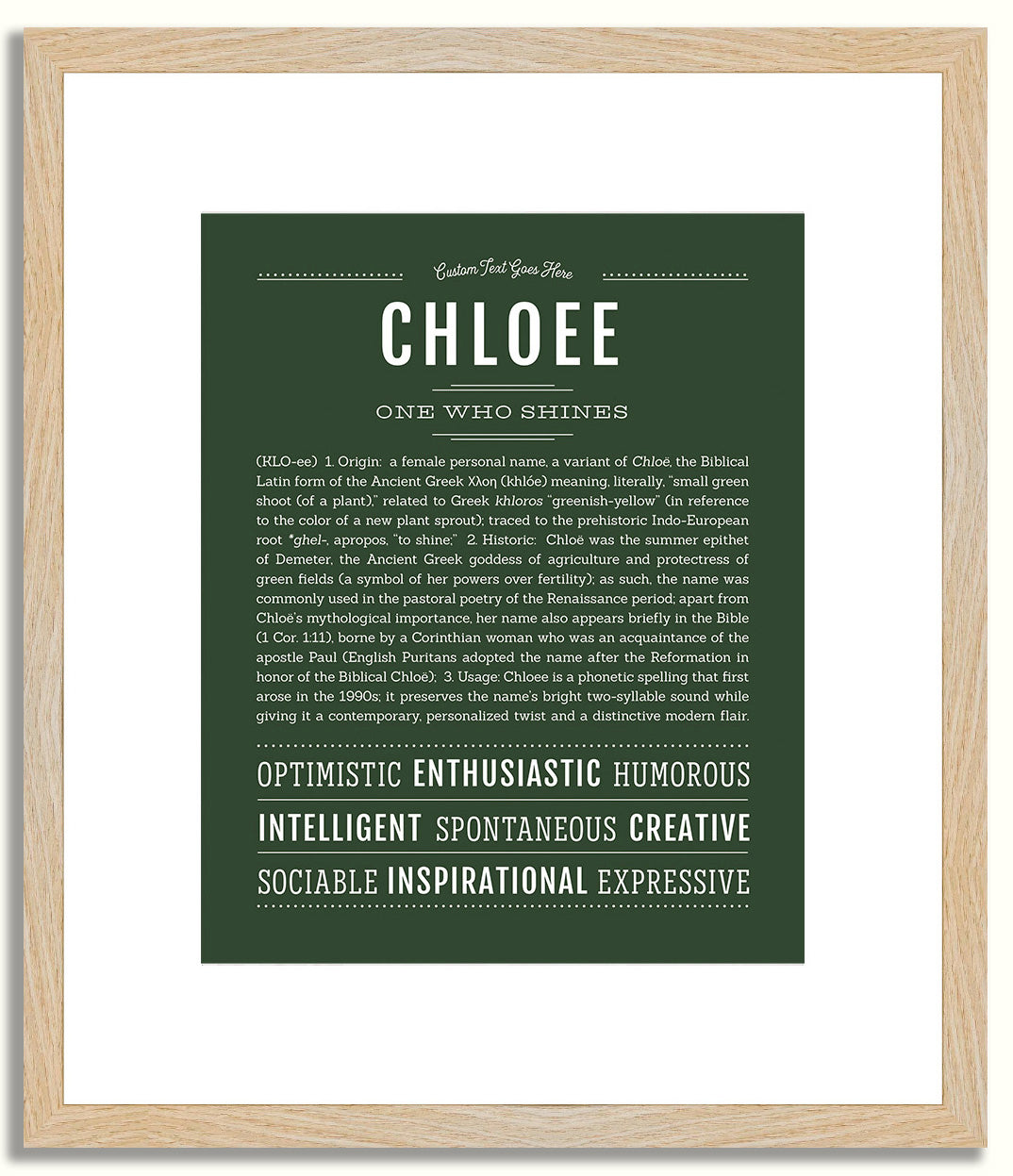 Chloee | Name Art Print