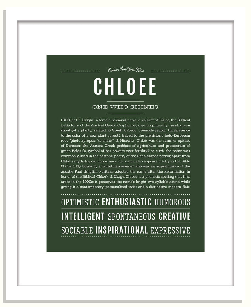 Chloee | Name Art Print
